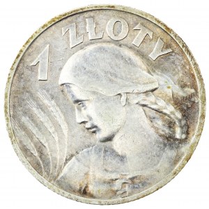 1 zł, 1925, kobieta z kłosami