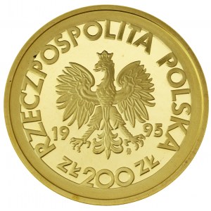 200 zł 1995, Fryderyk Chopin, nakład: 500 sztuk