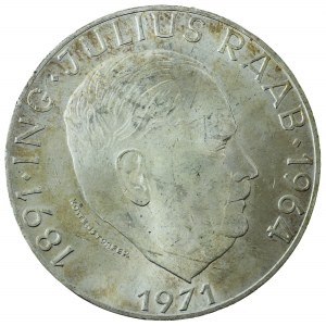 Austria, 50 szylingów, 1971, srebro