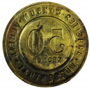 Czechy, VRBNO (Würbenthal), zestaw monet zastępczych (3 sztuki)