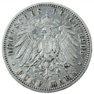 Niemcy, 5 marek, 1906, A-Berlin