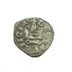 THE CROSS - GREECE OF FRANCES, ACHAIA, Duchess Isabella's denarius tournois