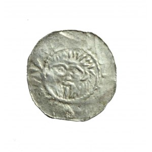 CESSARIA, SAXONIA, Bernard II (1011-1059), beautiful denarius of Jever, rare