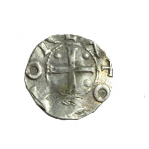 Kaiserdom, Lower Lorraine, Cologne - denarius of Otto III (983-1002).