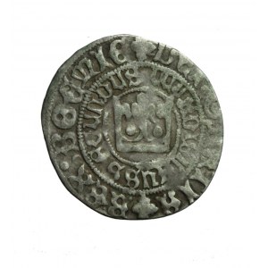 KINGDOM OF THE CZECH REPUBLIC - Ladislaus II Jagiellonian (1471-1516) - Hanus Prague penny, rare!!!