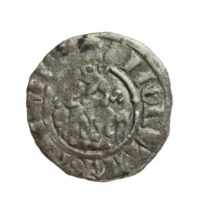 KAZIMIERZ WIELKI (1333-1370), kwartnik koronny - rzadka odmiana R5