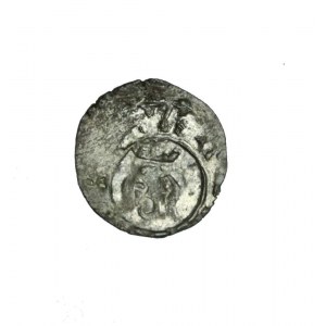 KAZIMIERZ WIELKI (1333-1370), denar koronny - piękny z połyskiem!