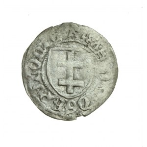 KAZIMIERZ JAGIELLOÑCZYK (1440-1492) Torun half-penny, rare variety