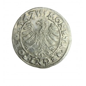 ZYGMUNT I THE OLD (1506-1548) crown penny 1547