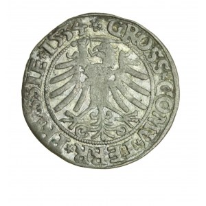 ZYGMUNT I. DER ALTE (1506-1548) Preußischer Pfennig 1534, fein