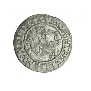 ZYGMUNT I THE OLD (1506-1548) Lithuanian half-penny dated 15ZZ