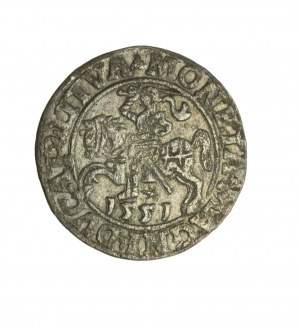 ZYGMUNT II AUGUST (1544-1572) półgrosz litewski 1551 R1