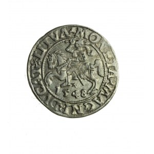 ZYGMUNT II AUGUST (1544-1572) Lithuanian half-penny 1548