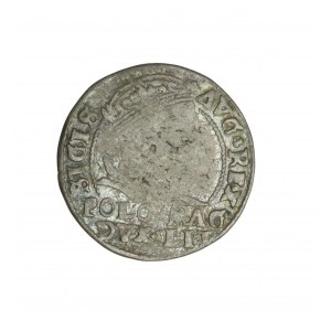 ZYGMUNT II AUGUST (1544-1572) Litauischer Pfennig 1546 im Rand !!! R4