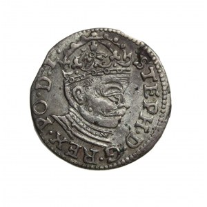 STEFAN BATORY (1576-1586) trojak ryski 1582 R