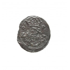ZYGMUNT III WAZA - ŁOBŻENICA, rare denarius R4