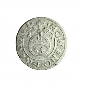 ZYGMUNT III WAZA, rzadki półtorak koronny 1617 R4