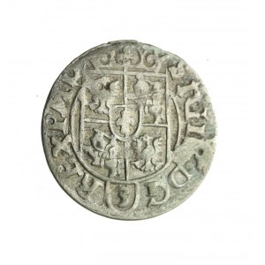 ZYGMUNT III WAZA, rare crown half-track 1617 R4