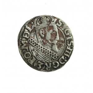 ZYGMUNT III WAZA, 3 Kronen für Schlesien 1615, R1