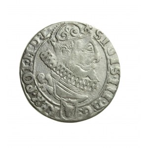 ZYGMUNT III WAZA, beautiful sixpence of Cracow 1626