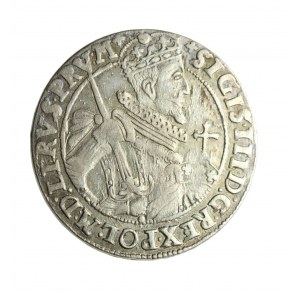 ZYGMUNT III WAZA, piękny ort koronny 1623