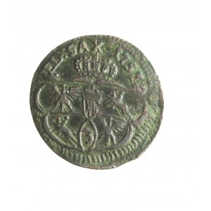 AUGUST III (1733-1763) grosz koronny 1753 z (3), rzadszy