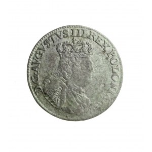 AUGUST III (1733-1763) crown trojak 1754, rare