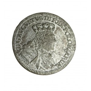 AUGUST III (1733-1763) Sechster der Krone 1755, R