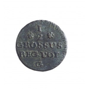 STANISŁAW AUGUST PONIATOWSKI (1764-1795) crown half-penny 1768, R