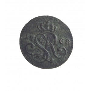 STANISŁAW AUGUST PONIATOWSKI (1764-1795) crown half-penny 1768, R