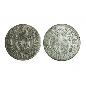 SCHWEDISCHE BESETZUNG von Riga, Gustav II. Adolf, 2 Rigaer Halbspuren 1622-1623
