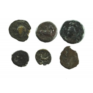 ANTIQUE GREECE - 6 small bronzes