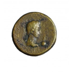 TRACY, PROVINCE OF ROME, Rhometalkes I - bronze with Augustus