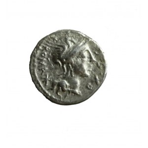 REPUBLIK, M.S.Silus, Denar 116/115 v. Chr.