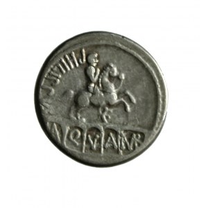 REPUBLIKA, L.M.Philippus, denar 56 p.n.e., RZADKI