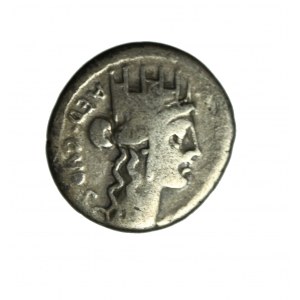 REPUBLIK, A.Plautius, Denar 55 v. Chr., RARE
