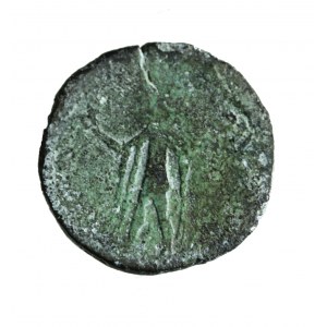 ROME CLAUDIUS, sesterc with countermark