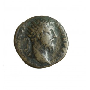 ROME, MARCUS AURELIUS, dupondius with Jupiter