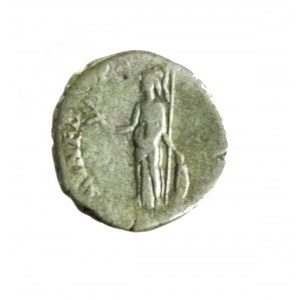 ROME, CLODIUS ALBINUS, rare denarius with MINERVA