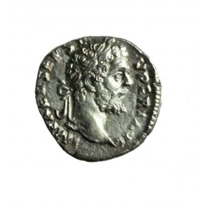 ROME, SEPTIMIUS SEVERUS, beautiful denarius with MINERALS