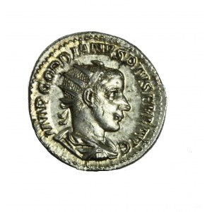 ROME, GORDIAN III, a beautiful Antoninian with Hercules