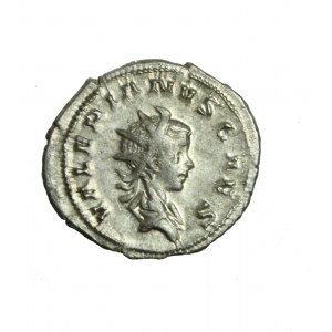RZYM, VALERIANUS II, ładny antoninian z Jupiterem na kożle
