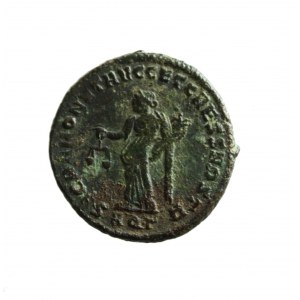 ROME, CONSTANTIUS UND CHLORUS, schönes großes Folis mit Moneta