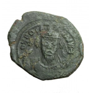 BIZANCJUM - PHOCAS (602-610 ne), folis=XXXX nummi, Kyzikos