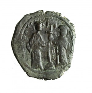 BIZANCJUM - FOLIS CONSTANTINUS X z żoną EUDOCIĄ