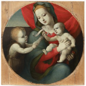Florentine Master, c.1520-1540, Madonna with Child and Little John Baptist, Florentine Master, c.1520-1540, Madonna with Child and Little John Baptist