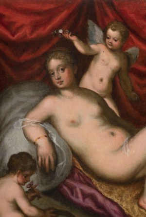 Hans Rottenhammer (1564 -1625) - Attributed, Reclining Venus in a Landscape, Hans Rottenhammer (1564 -1625) - Attributed, Reclining Venus in a Landscape