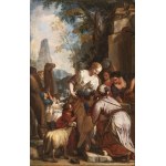 Venetian master, 2nd half of the 17th century, Rebecca at the Well, Venetian master, 2nd half of the 17th century, Rebecca at the Well