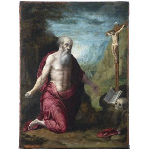 Jacob Andries Beschey (1710-1786), The Penitent St. Jerome, Jacob Andries Beschey (1710-1786), The Penitent St. Jerome