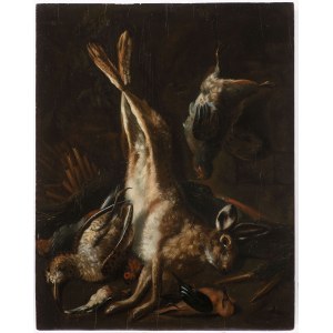 Attributed to Fransi de Hamilton (1623-1712), Hunting Still Life with Rabbits and Birds, Attributed to Fransi de Hamilton (1623-1712), Hunting Still Life with Rabbits and Birds